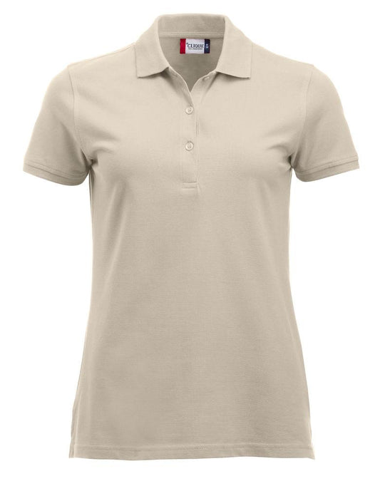 Polo Clique Classic Marion Donna Beige Polo Cotone 200 Grammi