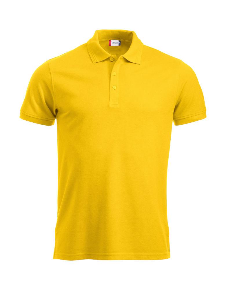 Polo Manhattan Giallo Polo Uomo Misto Cotone