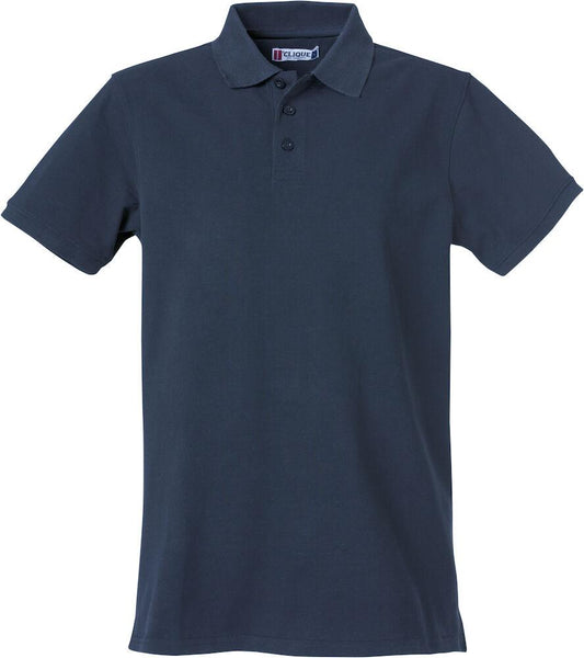 Polo Clique Heavy Blu 270 Grammi Polo Uomo Manica Corta Premium Taglie Forti