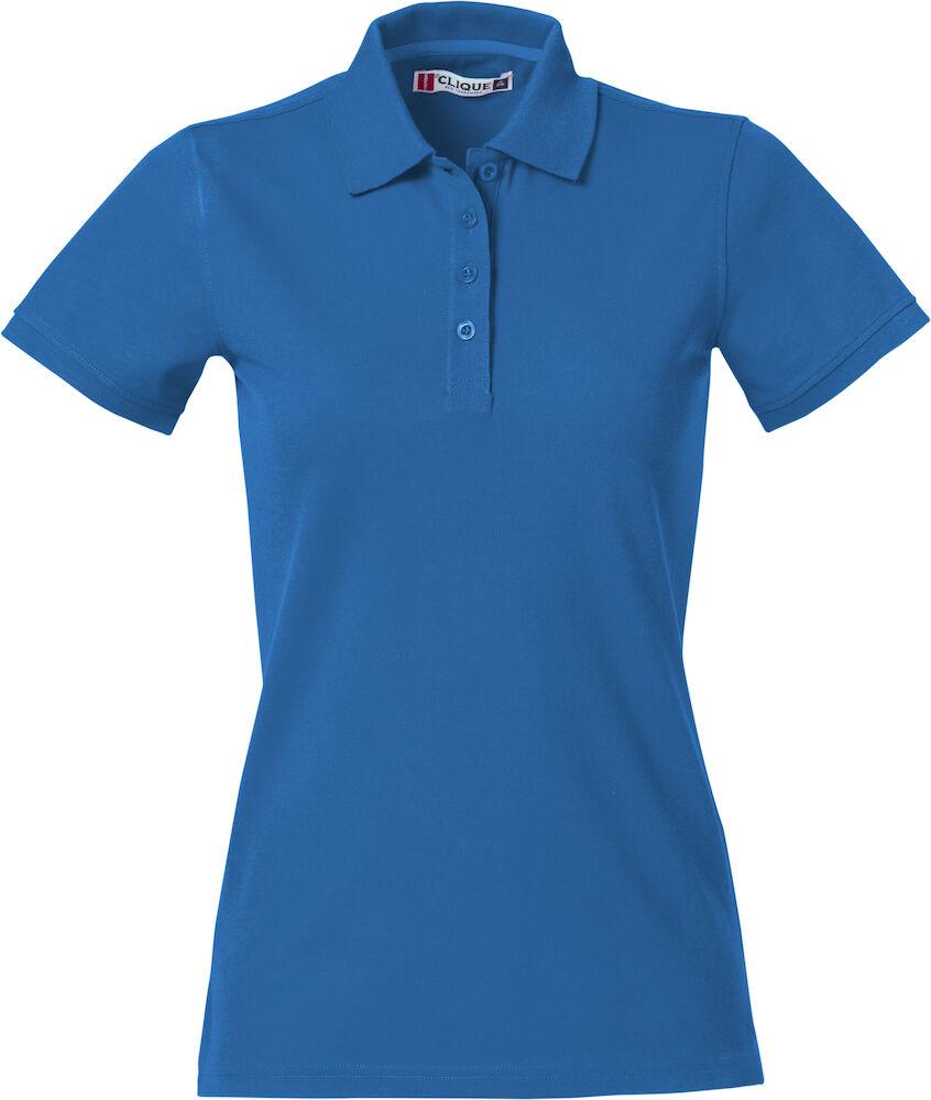 Polo Clique Heavy Royal Azzurro 270 Grammi Polo Donna Manica Corta Premium