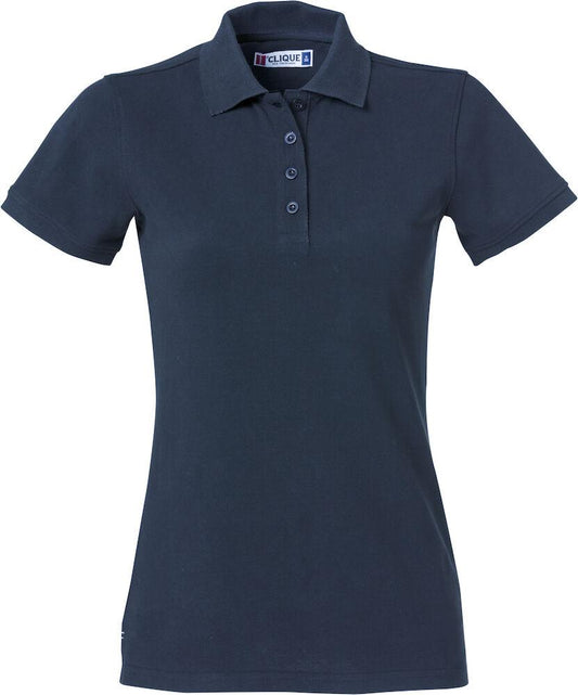 Polo Clique Heavy Blu 270 Grammi Polo Donna Manica Corta Premium