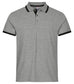 Polo Clique Austin Grigio Melange Polo Cotone con Inserti