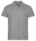 Polo Single Jersey Grigio Melange Polo Cotone Manica Corta