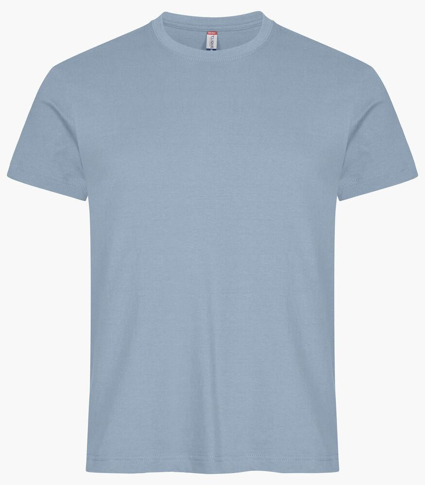 T-Shirt Clique Basic Azzurro 145 gr