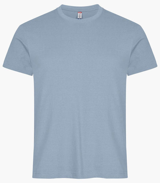 T-Shirt Clique Basic Azzurro 145 gr