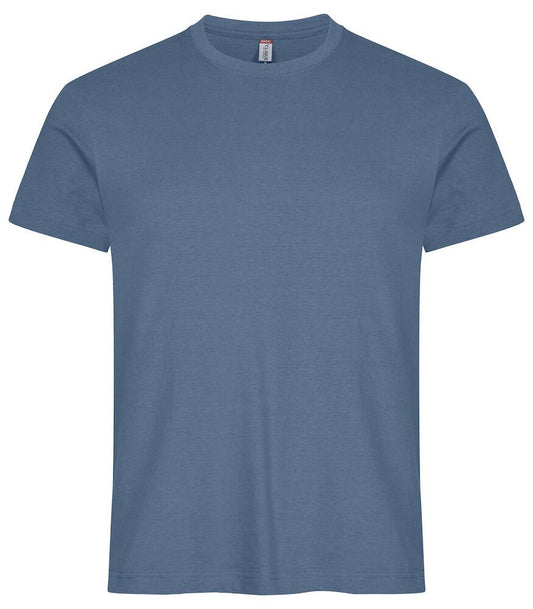 T-Shirt Clique Basic Blu Acciaio145 gr