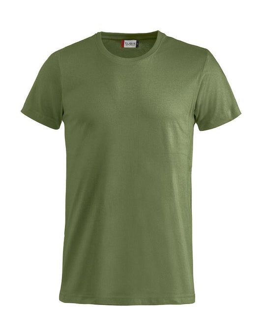 T-Shirt Clique Basic Verde Militare 145 gr