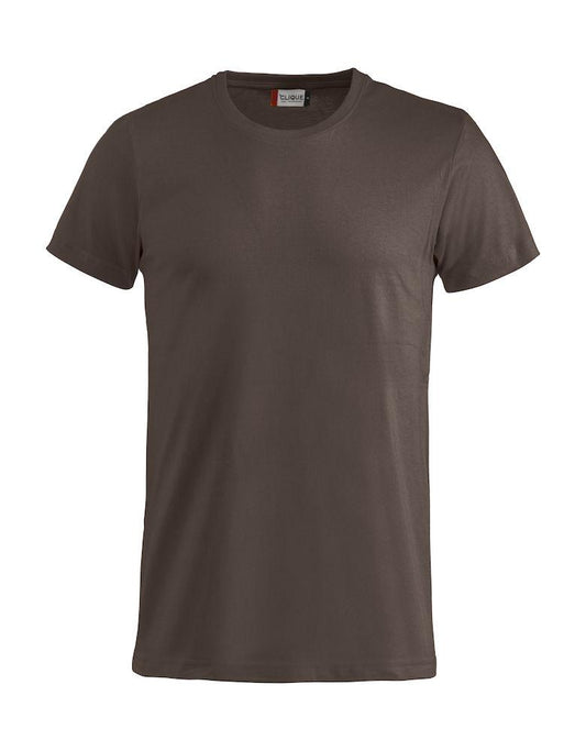 T-Shirt Clique Basic Marrone Moka 145 gr