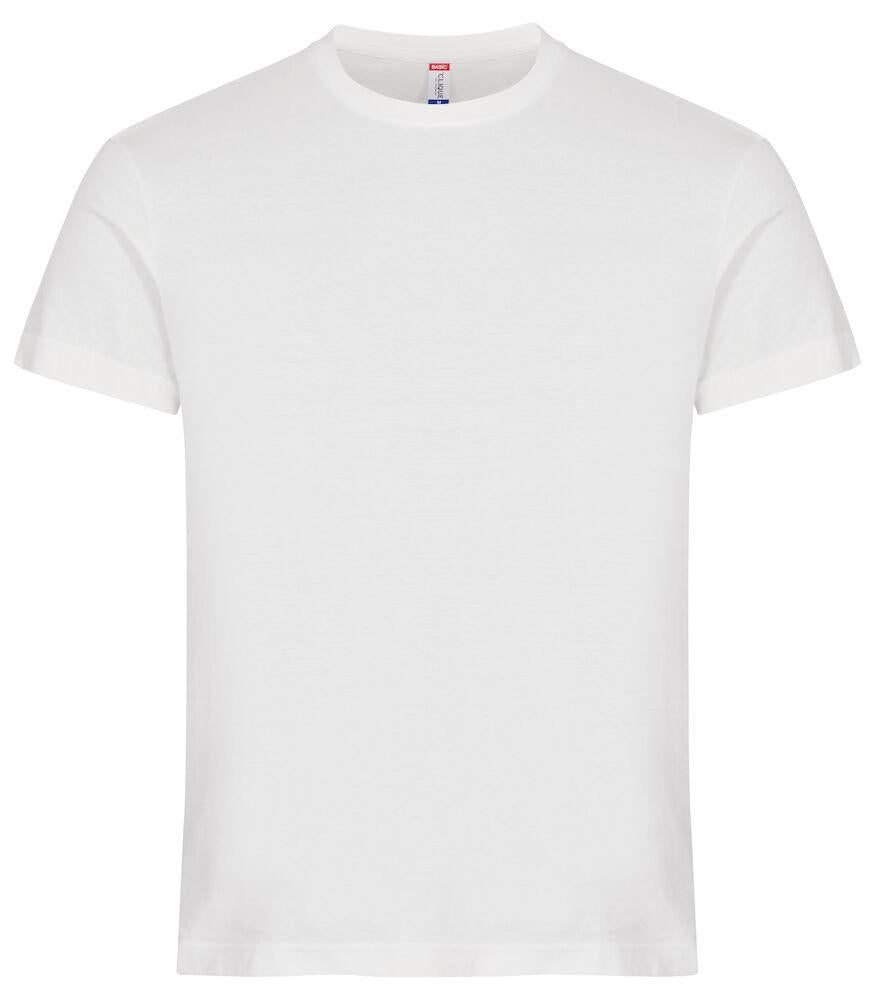 T-Shirt Clique Basic Avorio 145 gr Taglie Forti