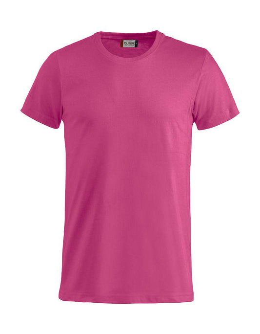 T-Shirt Clique Basic Lampone Taglie Forti 145 gr