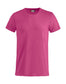 T-Shirt Clique Basic Lampone Taglie Forti 145 gr