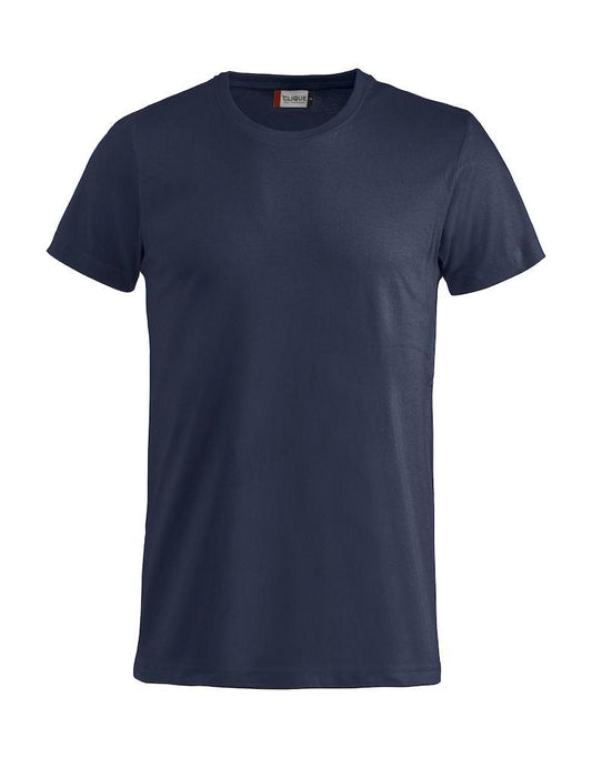 T-Shirt Clique Basic Blu Navy Taglie Forti 145 gr