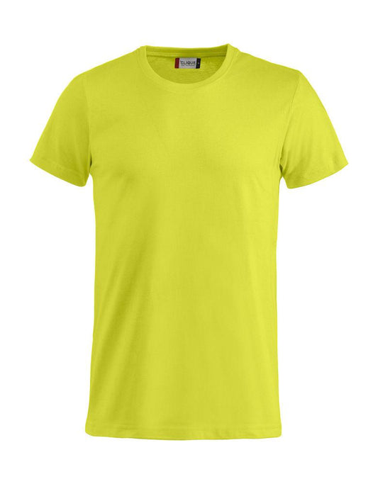 T-Shirt Clique Basic Lime Taglie Forti 145 gr