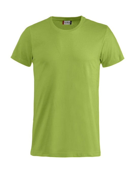 T-Shirt Clique Basic Verde Chiaro Taglie Forti 145 gr