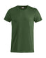 T-Shirt Clique Basic Verde Scuro Taglie Forti 145 gr