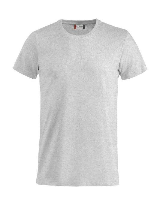 T-Shirt Clique Basic Grigio Cenere Taglie Forti 145 gr