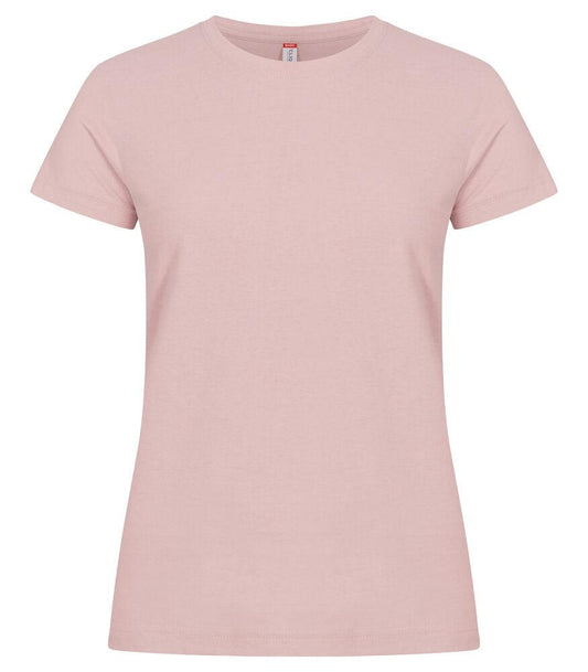 T-Shirt Donna Clique Basic Rosa Confetto 145 gr