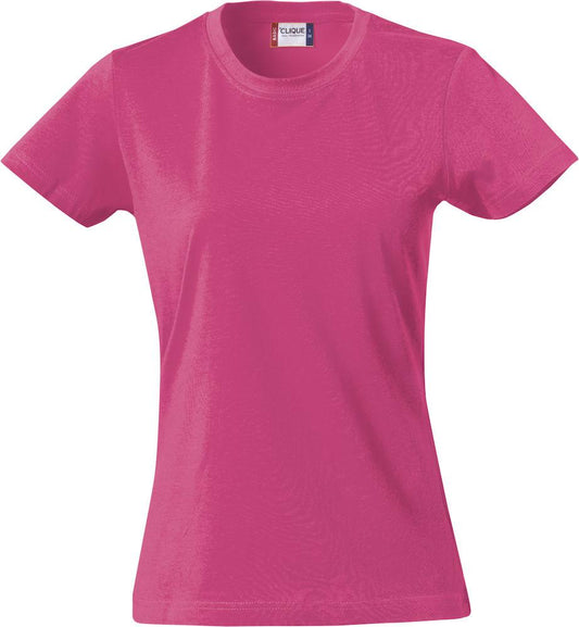 T-Shirt Donna Clique Basic Lampone 145 gr