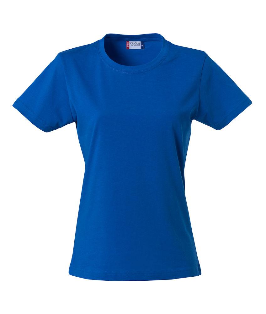 T-Shirt Donna Clique Basic Royal 145 gr
