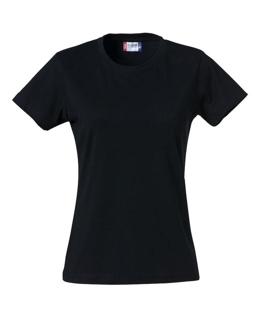 T-Shirt Donna Clique Basic Nero 145 gr