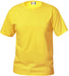 T-Shirt Clique Basic Giallo Bambino 145 gr