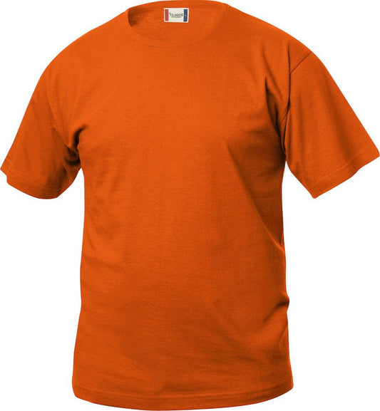 T-Shirt Clique Basic Arancio Bambino 145 gr