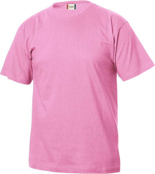 T-Shirt Clique Basic Rosa Bambino 145 gr