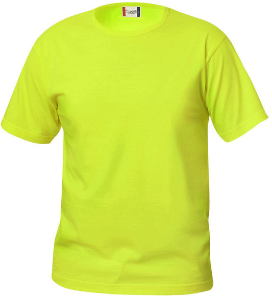 T-Shirt Clique Basic Lime Verde Bambino 145 gr