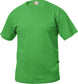 T-Shirt Clique Basic Verde Acido Bambino 145 gr