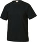 T-Shirt Clique Basic Nero Bambino 145 gr