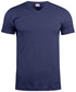 T-Shirt V Basic Blu T-Shirt Manica Corta Collo a V Taglie Forti