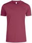 Basic Active-T Bordeaux T-Shirt Tessuto Tecnico Sportivo Asciugatura Rapida