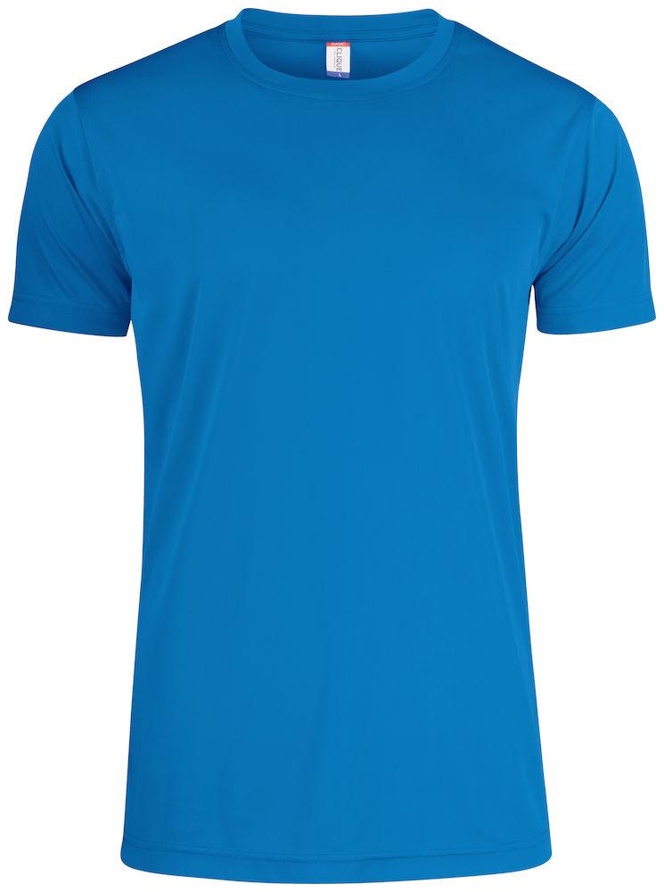 Basic Active-T Royal Azzurro T-Shirt Tessuto Tecnico Sportivo Asciugatura Rapida