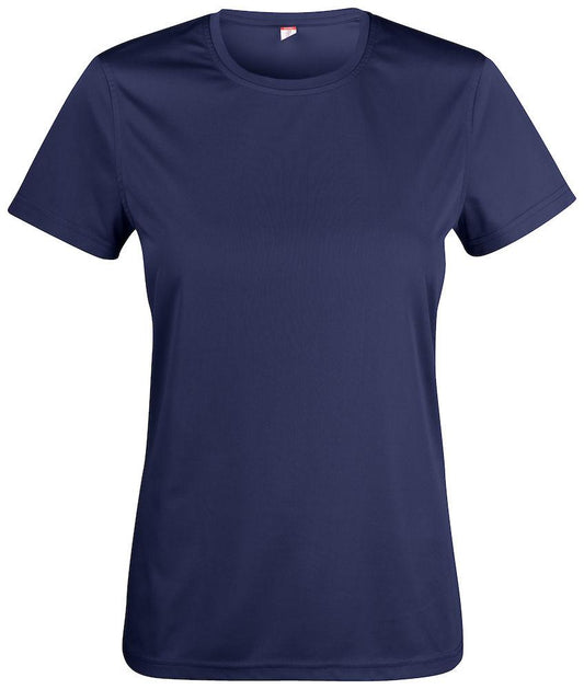 Basic Active-T Blu T-Shirt Donna Tessuto Tecnico Sportivo Asciugatura Rapida