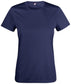 Basic Active-T Blu T-Shirt Donna Tessuto Tecnico Sportivo Asciugatura Rapida