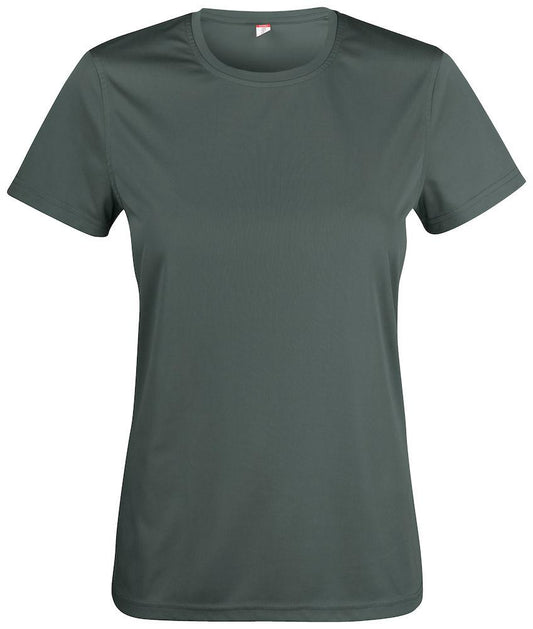 Basic Active-T Grigio Scuro T-Shirt Donna Tessuto Tecnico Sportivo Asciugatura Rapida