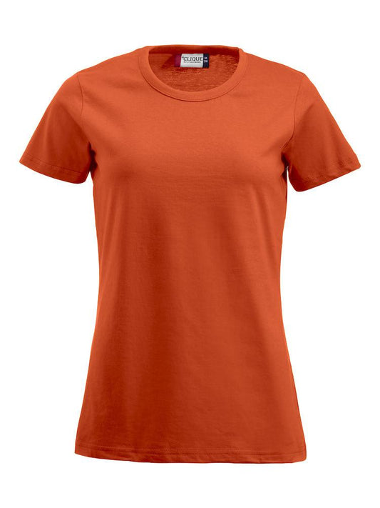 T-Shirt Fashion Arancio Maglietta Donna Manica Corta