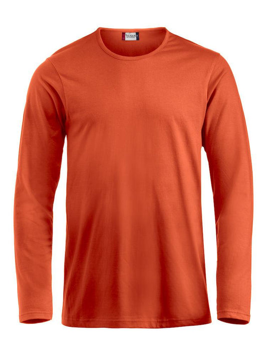 T-Shirt Fashion Arancio Taglia XL Manica Lunga