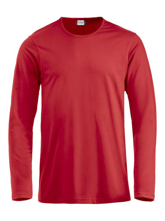 T-Shirt Fashion Rosso Manica Lunga