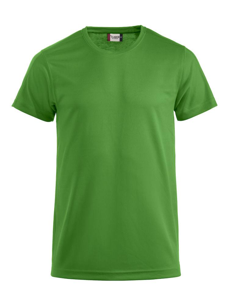T-Shirt Tecnica Ice Verde Acido Maglietta Sportiva Asciugatura Rapida