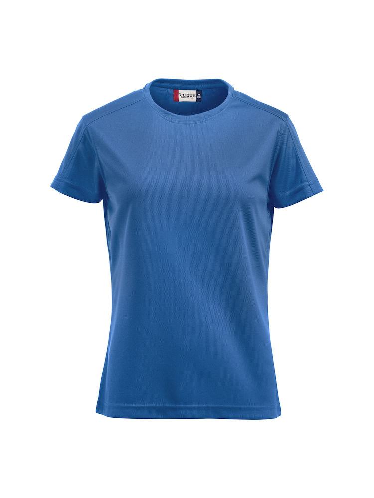 T-Shirt Tecnica Ice Royal Azzurro Maglietta Donna  Sportiva Asciugatura Rapida