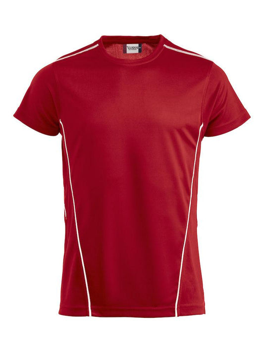 T-Shirt Ice Sport Rosso T-Shirt Tessuto Tecnico Sportivo Asciugatura Rapida