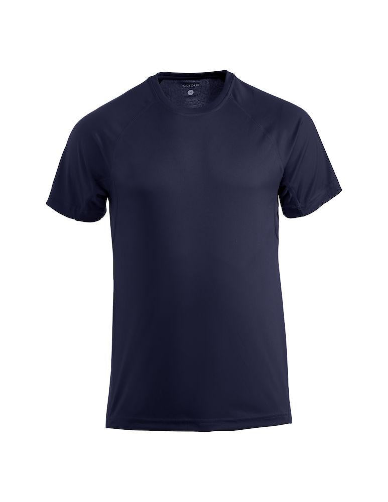 T-Shirt Active Blu Maglietta Uomo Tessuto Tecnico Asciugatura Rapida Taglie Forti