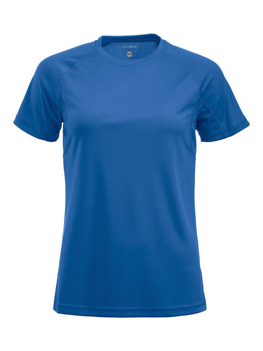 T-Shirt Active Royal Azzurro Maglietta Donna Tessuto Tecnico Asciugatura Rapida