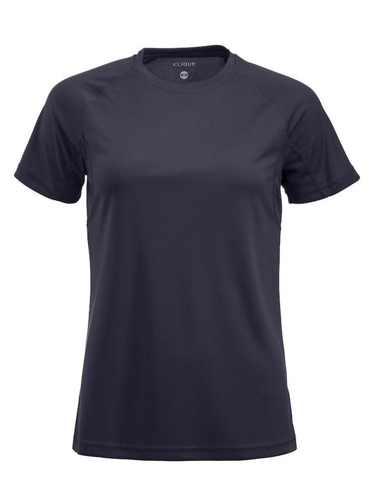 T-Shirt Active Blu Maglietta Donna Tessuto Tecnico Asciugatura Rapida