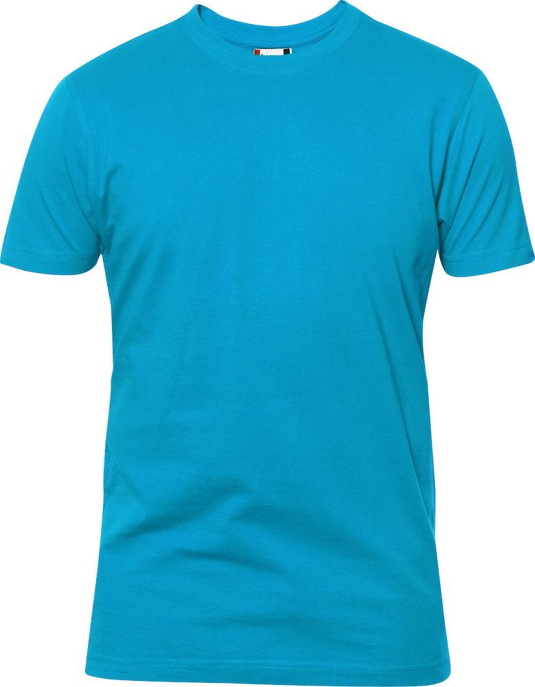 T-Shirt Clique Premium Turchese 180 gr