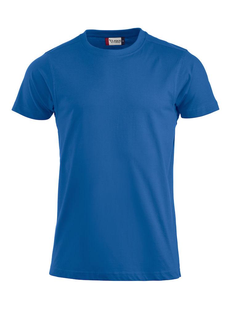 T-Shirt Clique Premium Royal 180 gr Taglie Forti