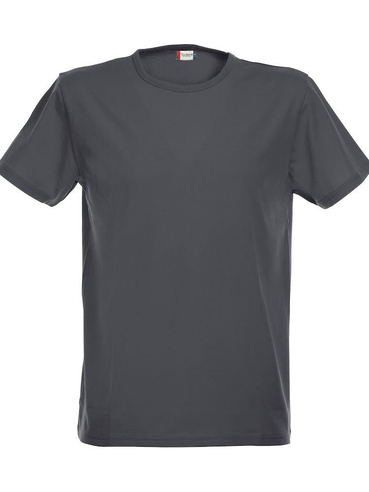 T-Shirt Stretch Antracite Maglietta Uomo Elasticizzata