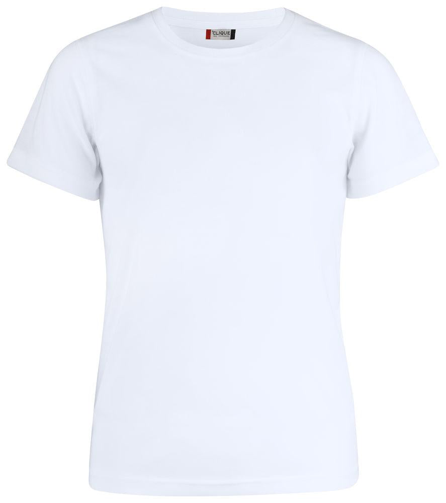 T-Shirt Neon Bianco T-Shirt Poliestere Effetto Cotone