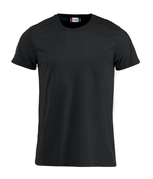 T-Shirt Neon Nero T-Shirt Poliestere Effetto Cotone